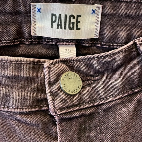 Sz29 PAIGE Verdugo Ankle Denim in Vintage Spiced Wine VGUC - Picture 7 of 14